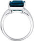 Blue Topaz Statement Ring (9-1/4 ct. t.w.) in Sterling Silver