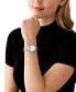 ფოტო #4 პროდუქტის Women's Camille Three-Hand Silver-Tone Stainless Steel Watch 33mm