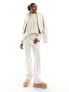 Фото #3 товара Vero Moda premium oversized longline jumper with seam detail in cream