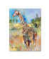 Фото #1 товара Richard Wallich 'Giraffe' Canvas Art - 14" x 19"