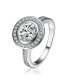 Фото #1 товара Sterling Silver Cubic Zirconia Jewel Ring Collection
