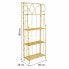 Shelves Alexandra House Living Yellow Ironwork 28 x 160 x 60 cm