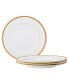 Фото #1 товара Rochelle Gold Set of 4 Salad Plates, Service For 4