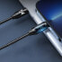 Фото #5 товара Kabel przewód do iPhone USB-C - Lightning z wyświetlaczem LED 36W 1m czarny