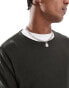 Brave Soul ribbed jumper with raglan sleeve in khaki