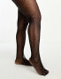 Фото #4 товара Glamorous Curve 40 denier embellished tights in black