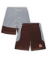 Фото #1 товара Men's Brown Cleveland Browns Big and Tall Team Logo Shorts