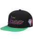 ფოტო #1 პროდუქტის Men's Black Utah Jazz NBA 75th Anniversary Snapback Hat