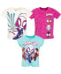Spidey and His Amazing Friends Spider-Man Miles Morales Ghost-Spider Girls 3 Pack T-Shirts Toddler |Child