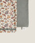 Фото #5 товара Pack of children’s floral print fabric muslin cloths (pack of 2)