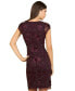 Фото #2 товара Women's - Cap Sleeve Embellished Dress