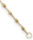 Фото #2 товара Cross Rosary Lariat Necklace in 14k Gold, 17" + 3" extender
