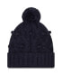 Фото #2 товара Women's Navy Chicago Bears Toasty Cuffed Knit Hat with Pom