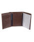 ფოტო #2 პროდუქტის Men’s Genuine Leather Trifold Wallet