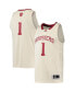 Фото #2 товара Men's 1 Cream Indiana Hoosiers Swingman Basketball Jersey