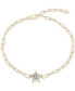 London Blue Topaz Star Cluster Ankle Bracelet (1/5 ct. t.w.) in 14k Gold-Plated Sterling Silver