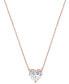 ფოტო #5 პროდუქტის Certified Lab Grown Diamond Heart Solitaire Pendant Necklace (2 ct. t.w.) in 14k Gold, 16" + 2" extender