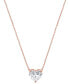 Certified Lab Grown Diamond Heart Solitaire Pendant Necklace (2 ct. t.w.) in 14k Gold, 16" + 2" extender