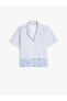 Фото #6 товара Пижама Koton Short-Sleeve Buttoned-Collar Cotton