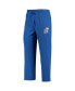 ფოტო #4 პროდუქტის Men's Royal, Heathered Charcoal Kansas Jayhawks Meter Long Sleeve T-shirt and Pants Sleep Set