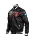 Фото #2 товара Men's Black Washington Wizards 2023/24 City Edition Satin Full-Snap Jacket