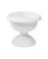 Outdoor Grecian Urn Planter Flower Pot, White, 18"