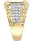 ფოტო #2 პროდუქტის Men's Diamond Cluster Ring (2-1/4 ct. t.w.) in 10k Gold or 10k White Gold