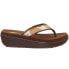 Фото #1 товара Volatile Neville Flip Flops Womens Brown Casual Sandals PV101-923