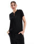 Фото #1 товара JDY broderie pussybow blouse in black