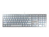 Фото #1 товара Cherry KC 6000 Slim Tastatur"Silber USB-A Englisch (USA) Kabelgebunden