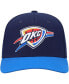 Фото #2 товара Men's Navy, Blue Oklahoma City Thunder MVP Team Two-Tone 2.0 Stretch-Snapback Hat
