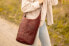 Фото #14 товара Gusti Umhängetasche Leder - Josephine Damen Umhängetasche Beuteltasche Shopper Ledertasche Vintage Braun Leder