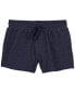 Фото #2 товара Baby Knit Denim Pull-On French Terry Shorts 3M