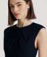 Фото #3 товара Платье Ralph Lauren женское с короткими рукавами из пузырчатого крепа.