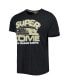 Фото #3 товара Men's Black New Orleans Saints Superdome Hyper Local Tri-Blend T-shirt