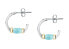 Charming bicolor hoop earrings Colori SAXQ12