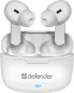 Фото #1 товара defender Bluetooth headphones TWINS 903 white - Headphones