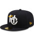Фото #1 товара Men's Navy Charleston RiverDogs Authentic Collection 59FIFTY Fitted Hat