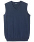 Фото #1 товара Big & Tall Lightweight V-Neck Sweater Vest - 2XL, Navy