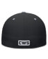 ფოტო #4 პროდუქტის Men's Black/Gray Chicago White Sox City Connect True Fitted Hat