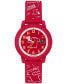 Фото #1 товара Часы Lacoste Kid's Red Printed Silicone Strap Watch