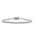 ფოტო #1 პროდუქტის Holiday Party Bridal Clear Cubic Zirconia Circlet Solitaire AAA CZ Thin Bubble Bezel Set Tennis Bracelet For Women Wedding 8 Inch