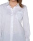 Фото #4 товара Women's Point Collar Button-Front Shirt