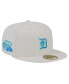 ფოტო #1 პროდუქტის Men's Khaki Detroit Tigers Stone Mist 59FIFTY Fitted Hat