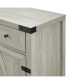 Фото #2 товара 30" Farmhouse Barn Door Accent Cabinet