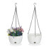 Фото #1 товара 2 Blumenampeln mit Wasserspeicher - XL