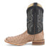 Фото #3 товара Justin Boots Moseley 11" Full Quill Ostrich Square Toe Cowboy Mens Black, Brown