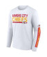 Men's Red, White Kansas City Chiefs Two-Pack 2023 Schedule T-shirt Combo Set