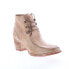 Фото #2 товара Bed Stu Mage F393061 Womens Brown Leather Lace Up Ankle & Booties Boots