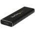 Фото #1 товара StarTech.com M.2 SSD Enclosure for M.2 SATA SSDs - USB 3.0 (5Gbps) with UASP - SSD enclosure - M.2 - M.2 - 6 Gbit/s - USB connectivity - Black